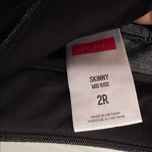 Express pants skinny mid rise size 2R color charcoal - Picture 10 of 10
